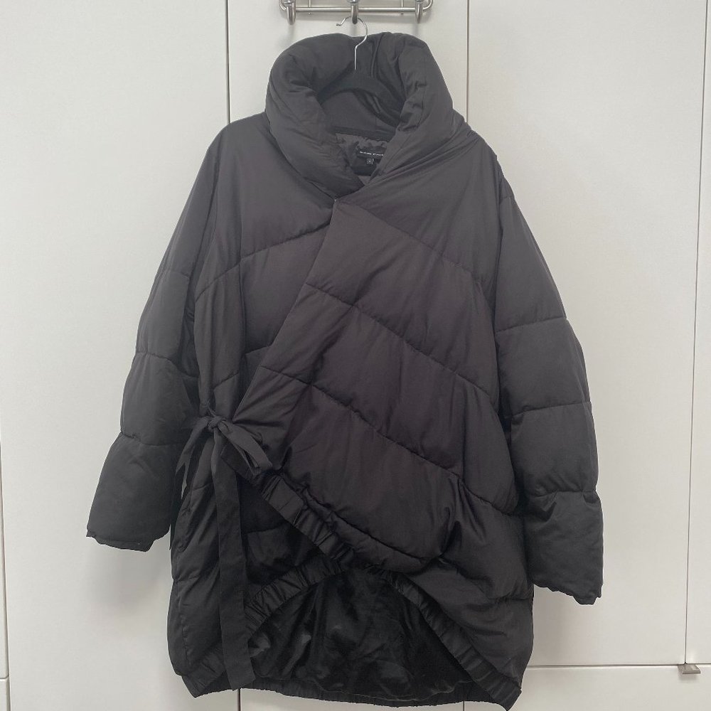 Universal Standard black kanda puffer jacket, plus size L (24)